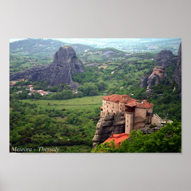 Póster Meteora - Tessália (Frente)