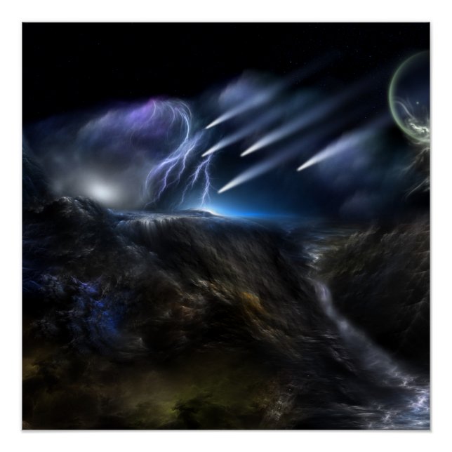 Póster Meteores (Frente)