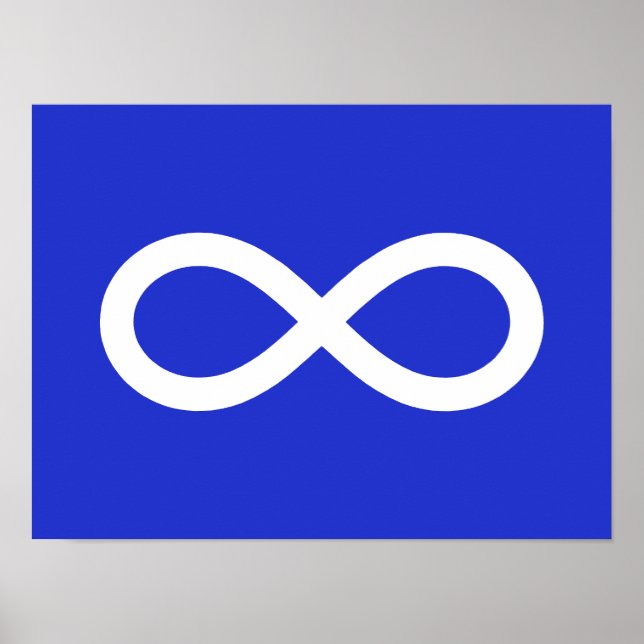 Poster Metis Flag, Métis flag (Frente)