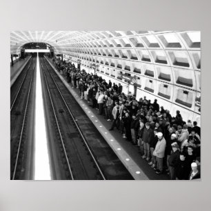 Poster Metro B&W 11x14