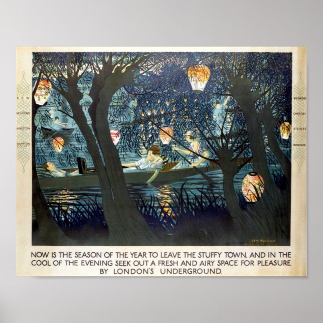 Poster Metro de Londres 1908-1933 (Frente)