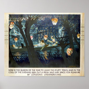 Poster Metro de Londres 1908-1933