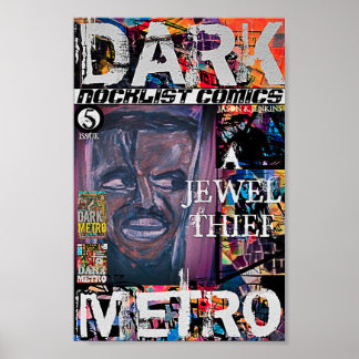POSTER METRÔ ESCURO UM LADRÃO DE JOIAS