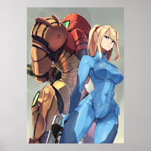 Poster Metroid Samus Aran (Frente)