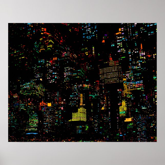 Póster Metrópole flutuante (Frente)