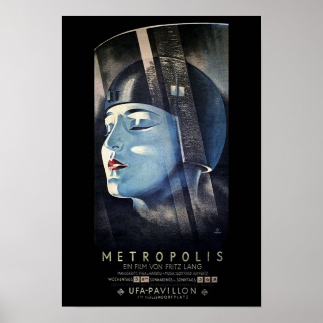 Poster Metropolis 1927 (Frente)