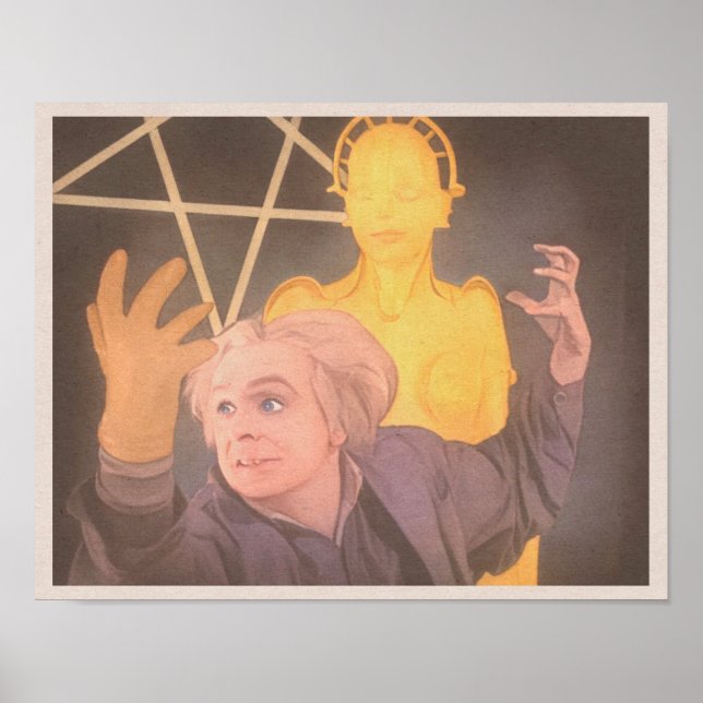 Poster Metropolis (1927) - A Revelação do Inventor (Frente)