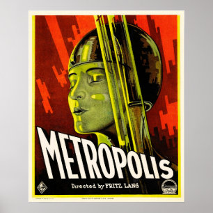 Poster METROPOLIS dirigido por Fritz Lang 1927 Old Film