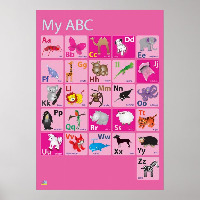 Póster Meu ABC (Frente)