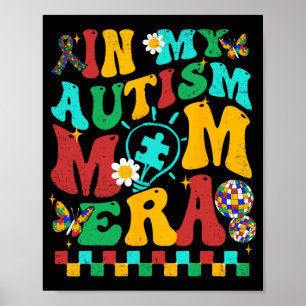 Poster Meu Autismo Mãe Era Groovy Quebra-cabeça Piece Mãe