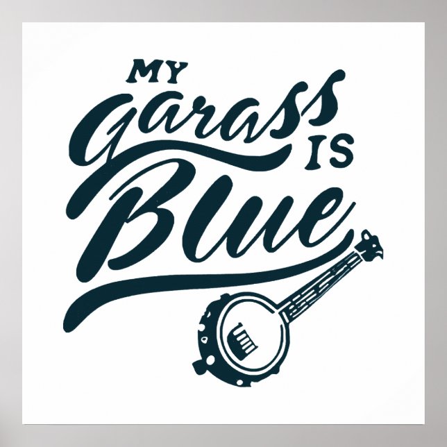 Poster Meu Banjo é Azul (Frente)