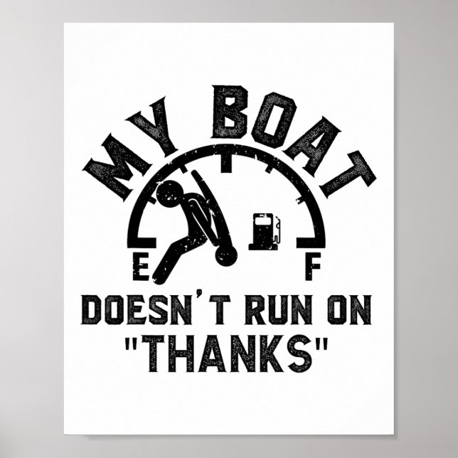 Poster Meu Barco Não Funciona Com Obrigado Iatismo Para P (Frente)