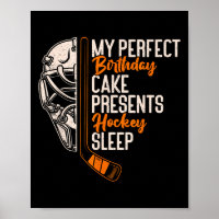 Meu Bolo de Aniversário Perfeito Presentes Hóquei