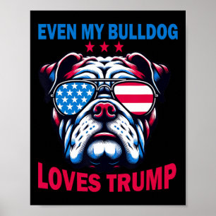 Poster Meu Bulldog ama Trump