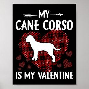 Poster Meu Cane Corso É Meu Namorado Dia Dos Namorados Cã