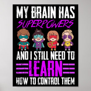 Poster Meu Cérebro Tem Superpoderes Epilepsia Sensibiliza