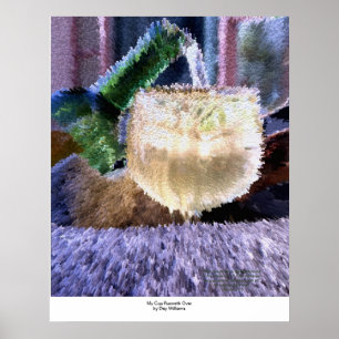 Póster Meu copo Runneth sobre