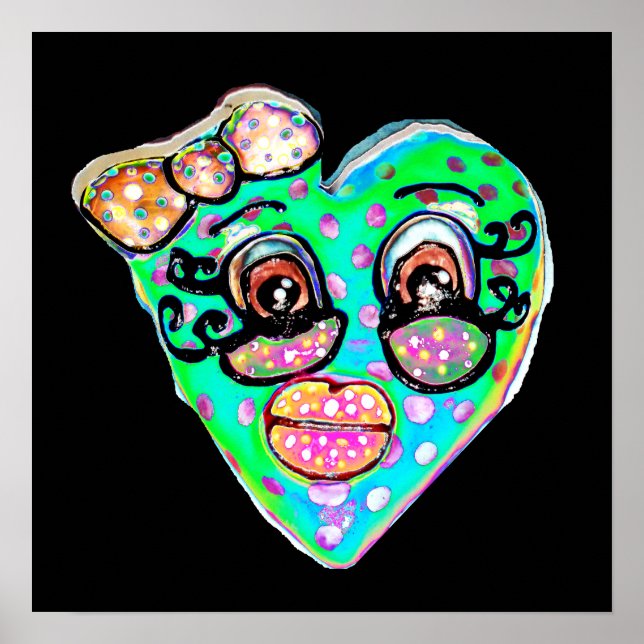 Poster Meu coração azul (Frente)