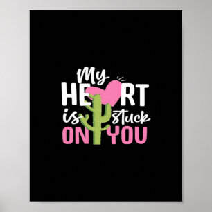 Poster Meu Coração Está Preso Em Você Designo Sentimental