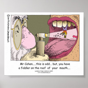 Poster Meu Dentista Judeu Cartaz Engraçado