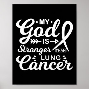 Poster Meu Deus É Mais Forte Do Que A Consciência Do Canc