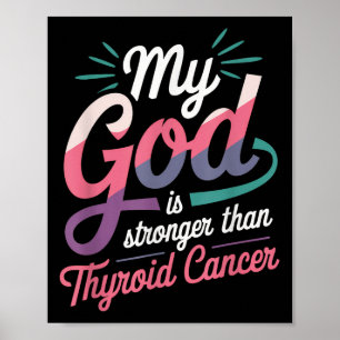 Poster Meu Deus É Mais Forte Do Que O Cancer Da Tiroide,