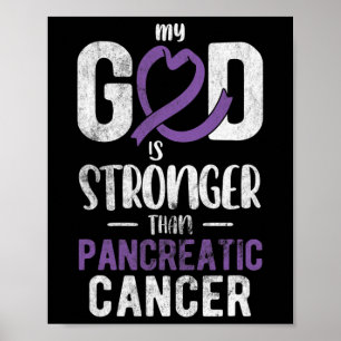 Poster Meu Deus é mais forte que a consciência do Câncer