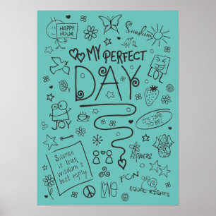 Poster Meu Dia Perfeito - Pensamento Positivo 2