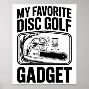Poster Meu Dispositivo Favorito de Golfe de Disco Piada d