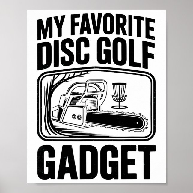 Poster Meu Dispositivo Favorito de Golfe de Disco Piada d (Frente)