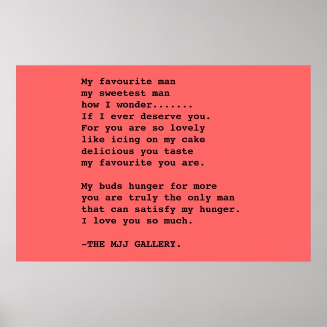 Poster Meu favorito (Frente)