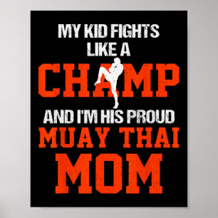 Poster Meu Filho Luta Como Um Campeão E Eu Sou Seu Orgulh