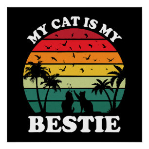 Póster Meu Gato É Meu Melhor Amigo