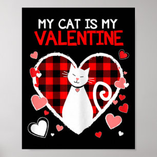 Poster Meu Gato É Meu Namorado Presentes Divertidos Para
