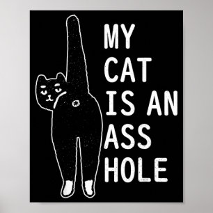 Poster Meu Gato É Um Felino Divertido De Estimação De Hal