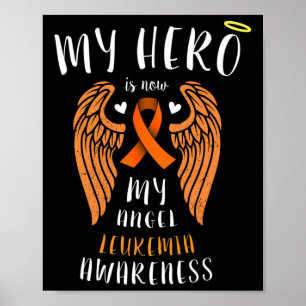 Poster Meu Herói Agora É Meu Anjo - Lembrança Da Leucemia