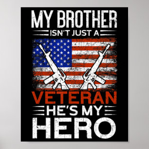 Poster Meu Irmão É Meu Herói Orgulhoso Vereador Americano