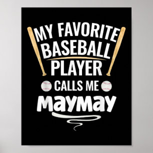 Poster Meu Jogador de Baseball Favorito Me Liga Talvez