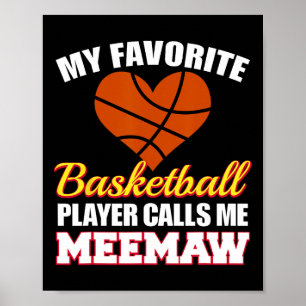 Poster Meu jogador de basquete favorito me chama de Meema