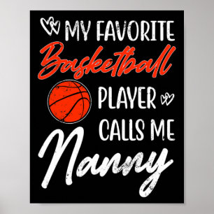 Poster Meu jogador de basquete favorito me chama de vovó