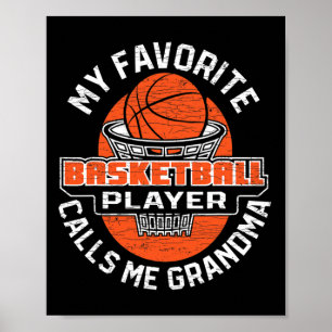 Poster Meu Jogador De Bysketbyll Favorito Me Chama Avó 1