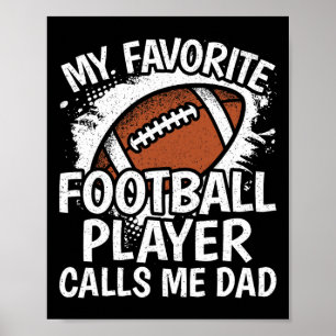 Poster Meu jogador de futebol americano favorito me chama