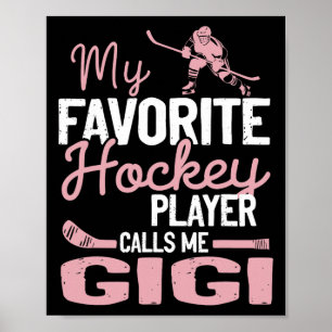 Poster Meu jogador de hóquei favorito me chama de Gigi Ho