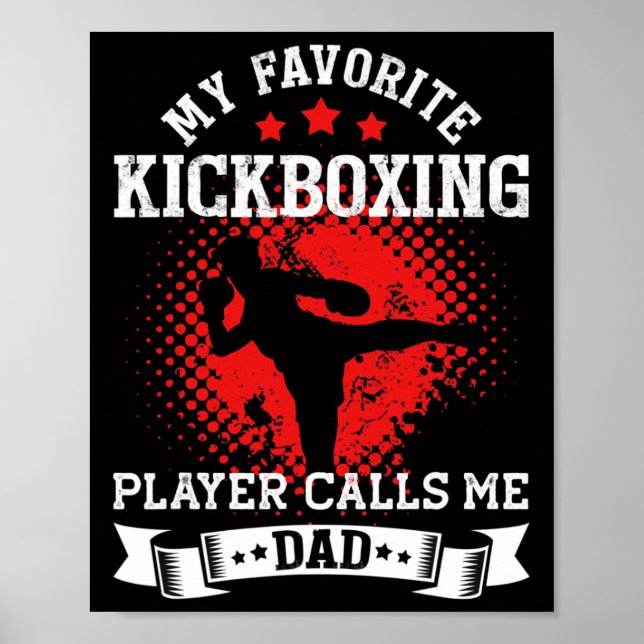 Poster Meu Jogador de Kickboxing Favorito Me Chama de Pai (Frente)