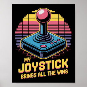 Poster Meu Joystick Traz Todas As Vitórias 1