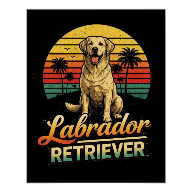 Póster Meu Labrador Retriever (Frente)