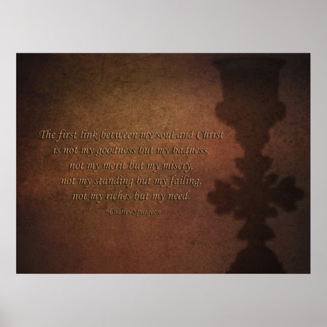 Póster Meu link para o Cristo (Frente)