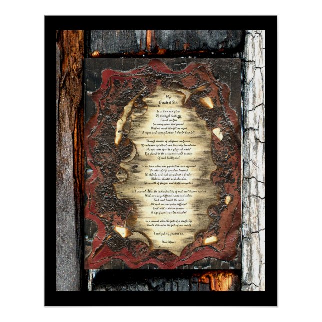 Póster Meu Maior Pecado (Frente)