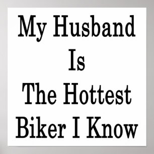 Poster Meu marido é o motociclista que o mais quente eu