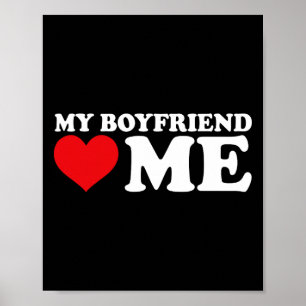 Poster Meu Namorado me ama Eu coração meu Namorado Bf Val